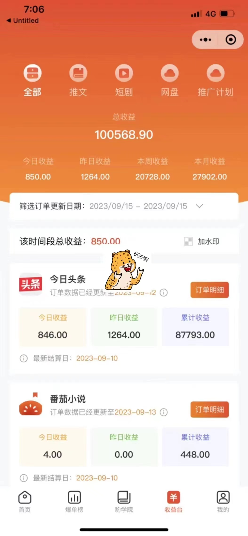 最新右豹地铁跑酷小说推文变现,日入2000+(附1058G素材)