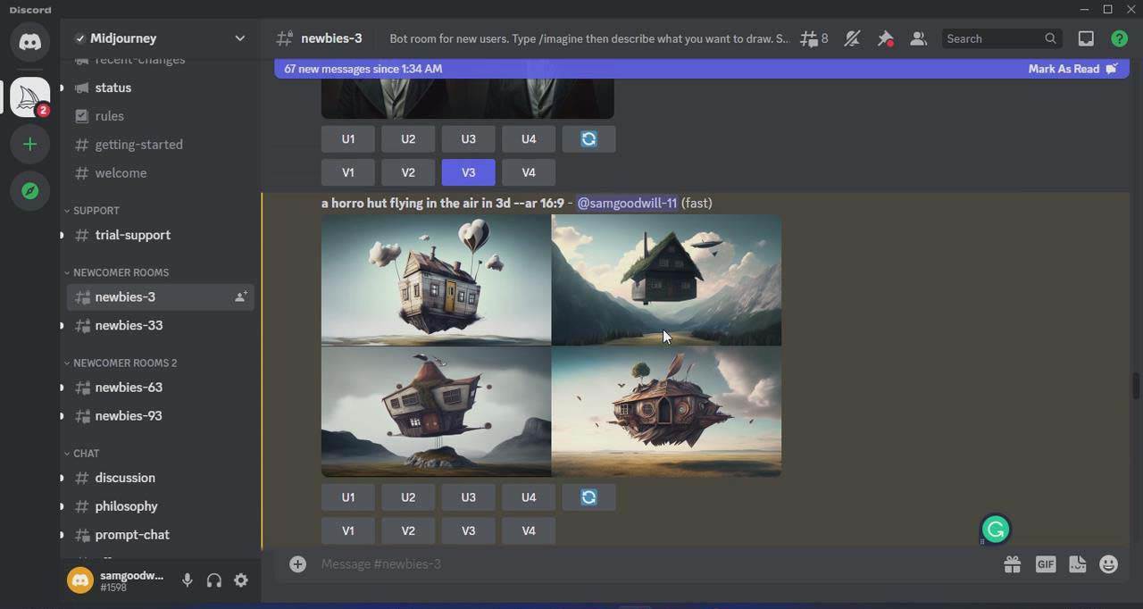 Midjourney AI:从零基础到高级版的大师班教程-34节课-中英字幕