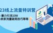 2023线上流量特训营：中小卖家流量破局技巧等等