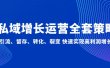 私域增长运营全套策略：引流、留存、转化、裂变 快速实现高利润增长