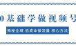 0基础学做视频号：揭秘全域 低成本做流量 核心方法  快速出爆款 轻松变现