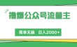 撸爆公众号流量主，简单无脑，单日变现2000+