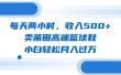 每天两小时，收入500+，卖莆田高端篮球鞋，小白轻松月入过万（教程+素材）