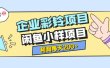最新企业彩铃项目+闲鱼小样项目，利润每天200+轻轻松松，纯视频拆解玩法