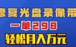 超冷门项目：修复光盘录像带，一单298，轻松月入万元