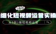 精细化短视频运营实操课，从0到1做短视频运营：算法篇+定位篇+内容篇