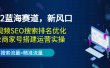 2022蓝海赛道，新风口：短视频SEO搜索排名优化+企业商家号搭建运营实操