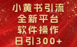 小黄书引流，全新平台，软件操作，日引300+