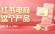 小红书无货源电商0门槛开店，卖这个品轻松实现月入2W