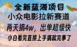 全新蓝海项目 小众电影拉新赛道 小白看完直接上手搞就完事了
