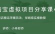 淘宝虚拟整店搬运采集玩法分享课：整店搬运采集玩法，保姆级实操教程