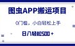 【全网首发】图虫APP搬运项目，小白也可日入500＋无任何门槛（附详细教程）