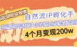 某社群收费培训：自然流IP 孵化手-14天线上实操训练营 4个月变现200w