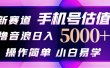 抖音不出境直播【手机号估值】最新撸音浪，日入5000+，简单易学，适合…