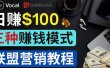 在Vocal Media 发布文章，按照浏览量赚钱 每单获利50到100美元