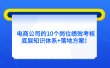 电商公司的10个岗位绩效考核的底层知识体系+落地方案