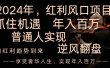 2024红利风口项目来袭，享受第一波红利，逆风翻盘普通人也能实现，年入百万