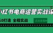 最新小红书·电商运营实战课，从0打造  全程实战（65节视频课）