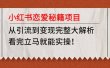 小红书恋爱秘籍项目，看完立马就能实操