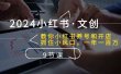 2024小红书·文创：教你小红书养号和开店、抓住小风口 一年一百万 (9节课)