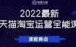 电商大参老梁新课，2022最新天猫淘宝运营全能课，助力店铺营销