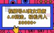 视频号AI美女最新6.0玩法，轻松月入30000+