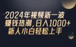 2024年QQ聊天视频新一波赚钱热潮，日入1000+ 新人小白轻松上手