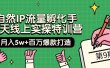 自然IP流量孵化手 14天线上实操特训营【第9期】月入5w+百万爆款打造 (74节)