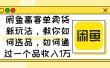 闲鱼高客单卖货新玩法，教你如何选品，如何通过一个品收入1万+