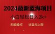 2024蓝海项目ai自动生成视频分发各大平台，小白操作简单，日入2k+