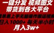 2024年 一键分发带货图文视频  简单易上手 无脑赚收益 每天半小时日入1…