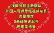 视频号掘金新玩法，外国人导师思维视频制作，流量爆炸，0其础快速起号，…