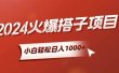 小白轻松上手，日入1000+，搭子项目