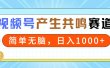 2024年视频号，产生共鸣赛道，简单无脑，一分钟一条视频，日入1000+