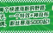 两个快速涨粉的野路子，一个特效+神奇布偶，粉丝暴涨5000起！