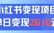 利用小红书卖资料单日引流150人当日变现2610元小白可实操（教程+资料）