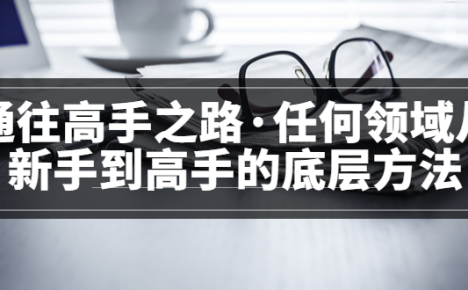 <通往高手之路·任何领域从新手到高手的底层方法>完结