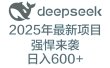 DeepSeek多领域AI创富密码