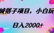 同城搭子项目，按这个方法，日入2000+