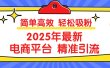 2025年最新电商平台精准引流 简单高效 轻松吸粉