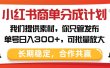 小红书商单分成计划，我们提供素材，你只管发布，单号日入300+，可批量放大