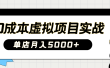 2025淘宝虚拟项目实操指南：0成本开店，新手单店月入5000+