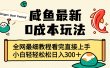 咸鱼最新0成本玩法，全网最细教程看完直接上手小白轻松日入300＋