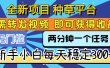 全新项目 种草平台 只需要转发任务视频 即可获得收益 新手小白每天稳定300+