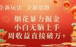 全新玩法，全新思路，烟花暴力掘金，小白无脑上手，周收益破w+