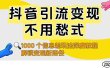 抖音引流变现不用愁！1000 个信息差玩法深度教程，解锁变现新路径