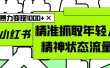 AI+小红书图文，精准抓取年轻人精神状态流量，单日暴力变现1000+