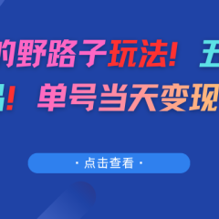 AI美女的野路子玩法！五分钟一个作品！单号当天变现100+