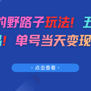 AI美女的野路子玩法！五分钟一个作品！单号当天变现100+