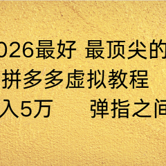 拼多多虚拟店懒人运营法:机器人包办回复发货,月入5W+教程